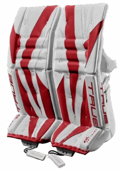 True Hockey True Catalyst 7X3 Intermediate Goalie Pads 11 True Hockey True Catalyst 7X3 Intermediate Goalie Pads -True Hockey 2023 Hockey Catalyst GoaliePads 7X3 WhiteRed 2