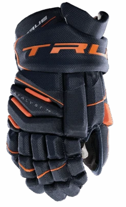 True Hockey True Catalyst 7X Junior Hockey Gloves -True Hockey CT7xGlove Navy Orange 1